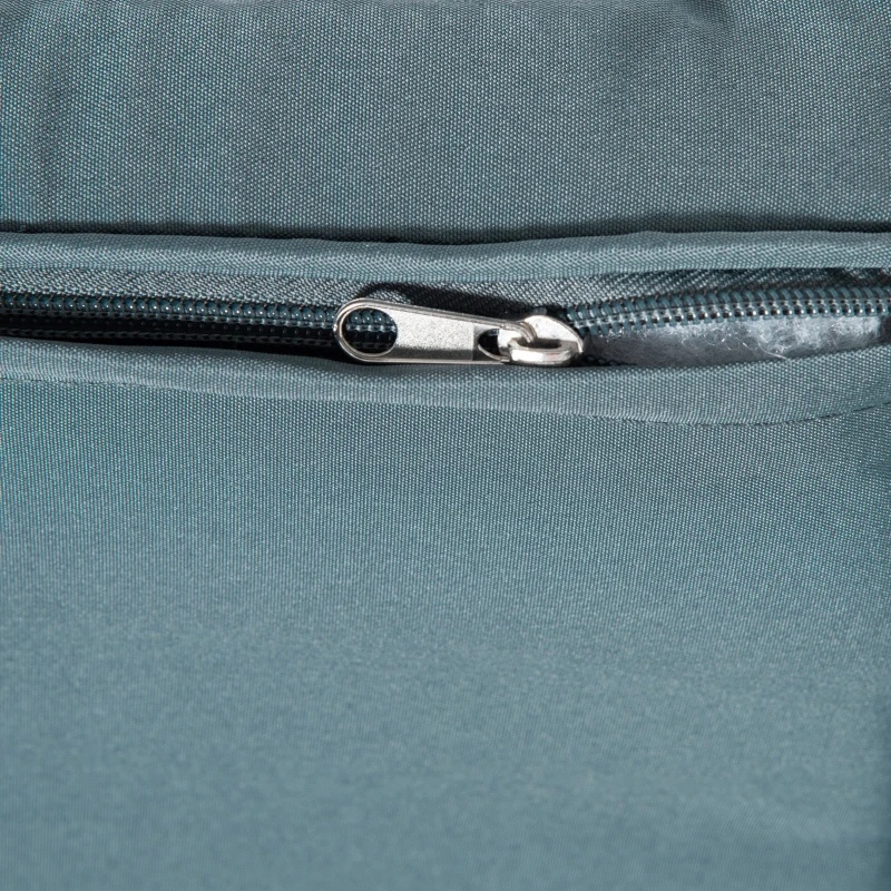 Outsunny Outdoor PE Rattan Rocking Chair, Garden Glider Rocking Chair, Wicker Patio Chair Set with Armrest and Cushion, Grey