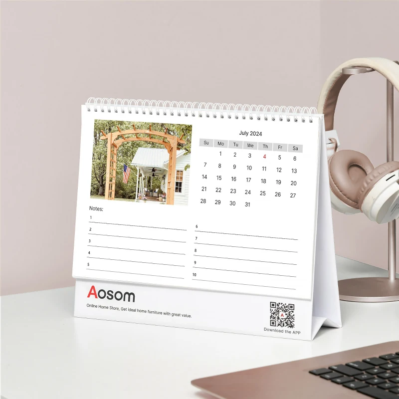 Stick down notes with this 2024 Calendar! All your plans, ideas and important events at a glance!