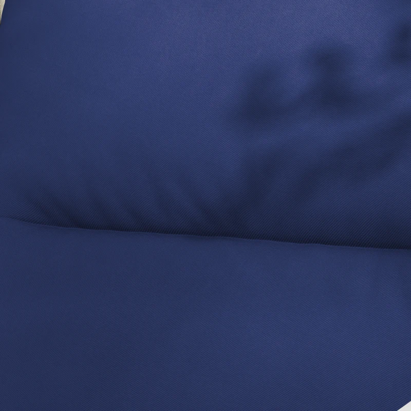 Outsunny Outdoor Chair Cushions for Adirondack Chair, Replacement Cushions with Ties, Seat & Back Cushion, Blue