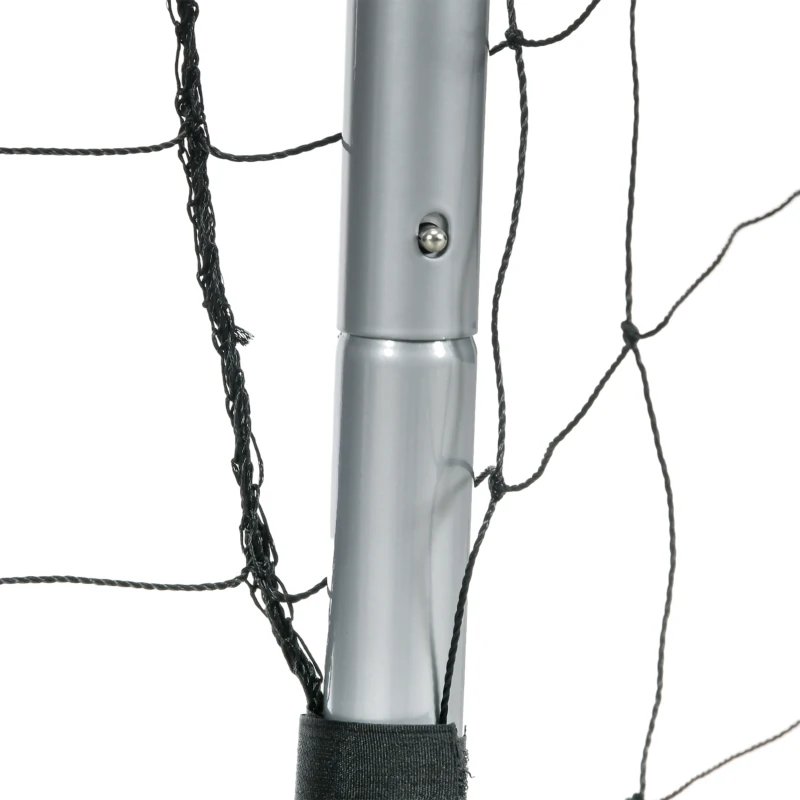 Soozier 10ft x 6.5ft Soccer Goal, Soccer Net for Backyard with Ground Stakes, Quick and Simple Set Up