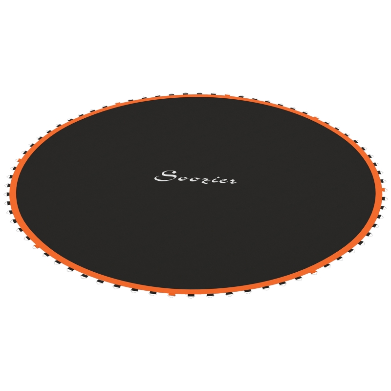 Replacement Trampoline Mat With V-Hooks – Fits 12ft Round Frame – 8-Row Stitching For Durability
