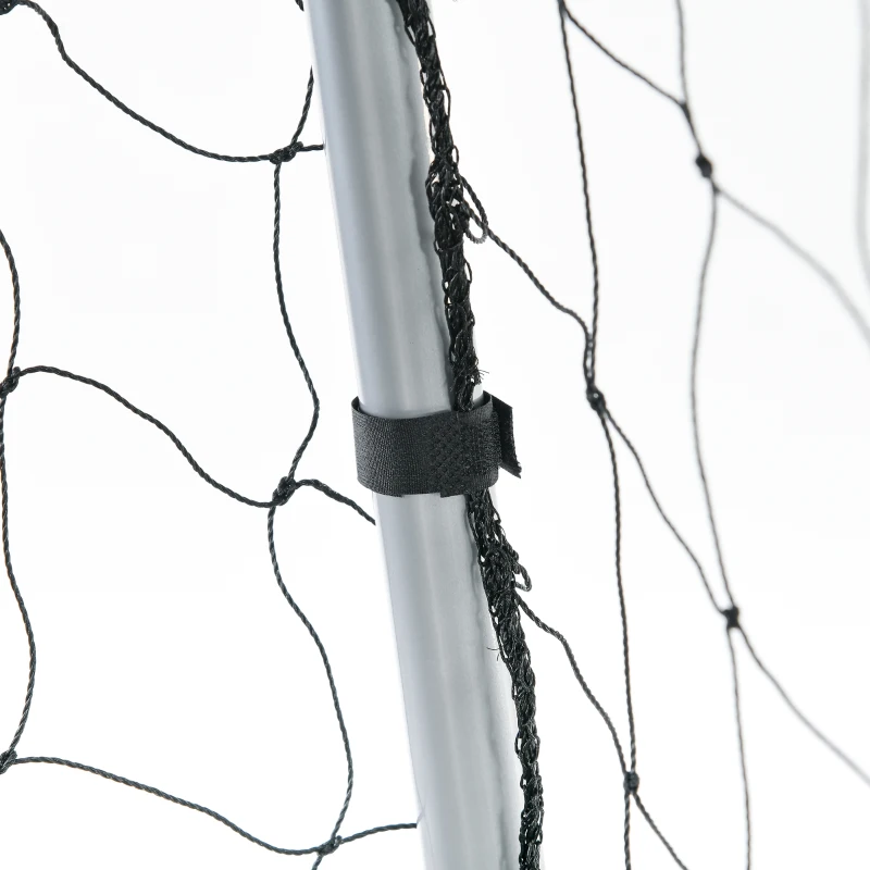 Soozier 10ft x 6.5ft Soccer Goal, Soccer Net for Backyard with Ground Stakes, Quick and Simple Set Up