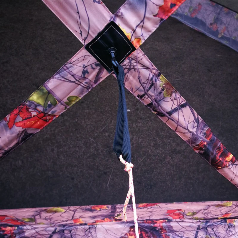 Outsunny 12' x 12' Hexagon Automatic Pop Up Screen Tents Camping Shelter Picnic Canopy with Mesh Sidewalls and Carry Bag, Colored