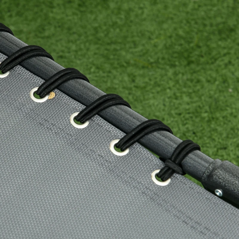 Outsunny Folding Chaise Tanning Lounge Chair w/ 5-level Reclining Back, Reading Hole, Side Pocket, Headrest, Gray