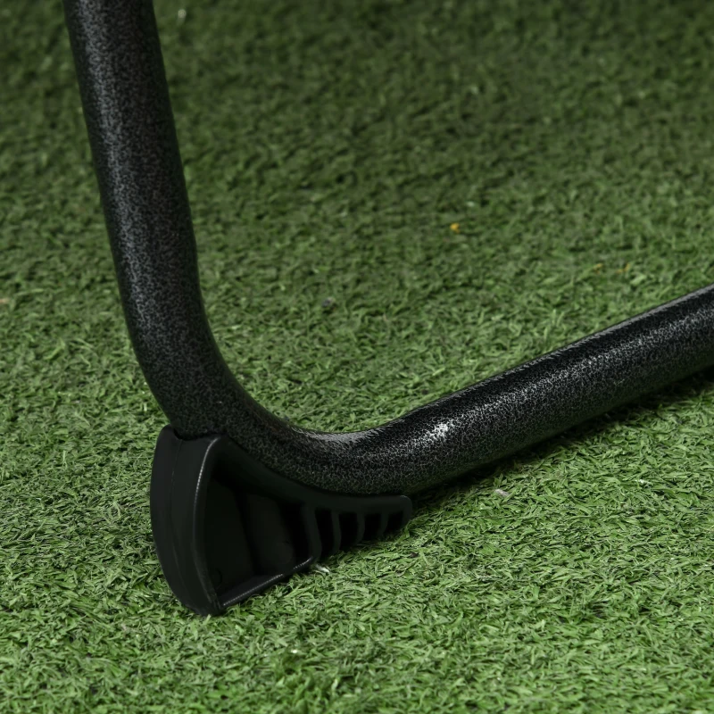 Outsunny Folding Chaise Tanning Lounge Chair w/ 5-level Reclining Back, Reading Hole, Side Pocket, Headrest, Gray