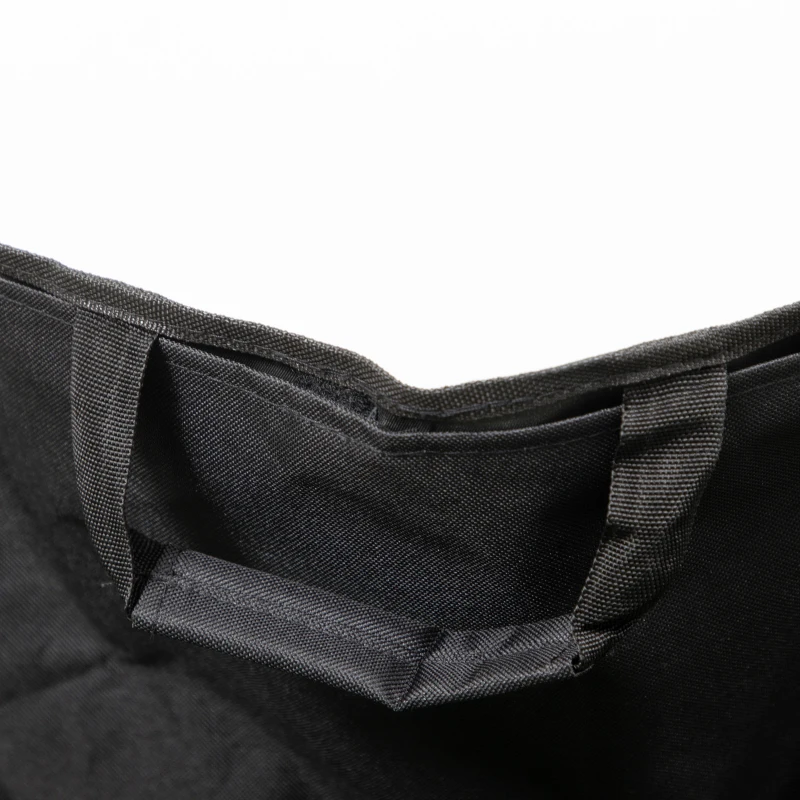 Outsunny Portable Camping Chair, Lightweight Folding Chair for Adults with Carry Bag, Side Pocket for Hiking, Backpacking, Black