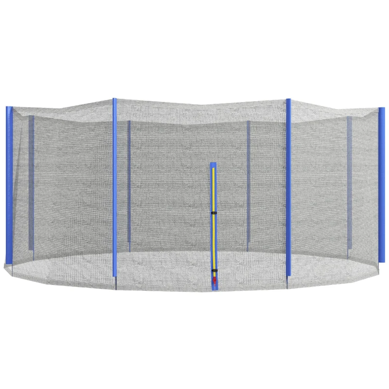 Soozier Trampoline Net Enclosure, Trampoline Netting Replacement with Zippered Entrance for 12ft Round Trampoline
