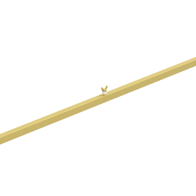 Outsunny 6.6 x 6.6FT Gold Backdrop Stand, Square Metal Wedding Arch for Birthday Party, Bridal Shower, Graduation, Ceremony