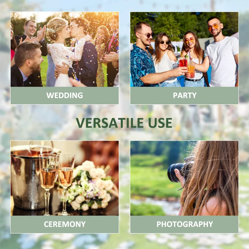 Outsunny 6.6 x 6.6FT Gold Backdrop Stand, Square Metal Wedding Arch for Birthday Party, Bridal Shower, Graduation, Ceremony