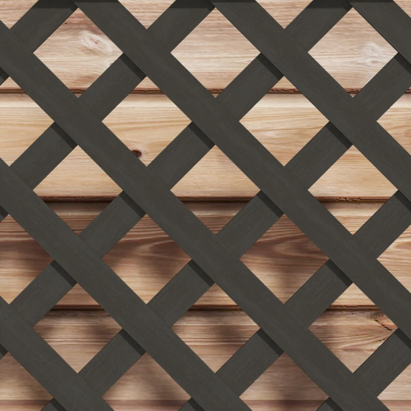 Outsunny Trellis Planter Box for Climbing Plants, Raised Garden Bed w/ Trellis Lattice for Outdoor Garden, Backyard, Black