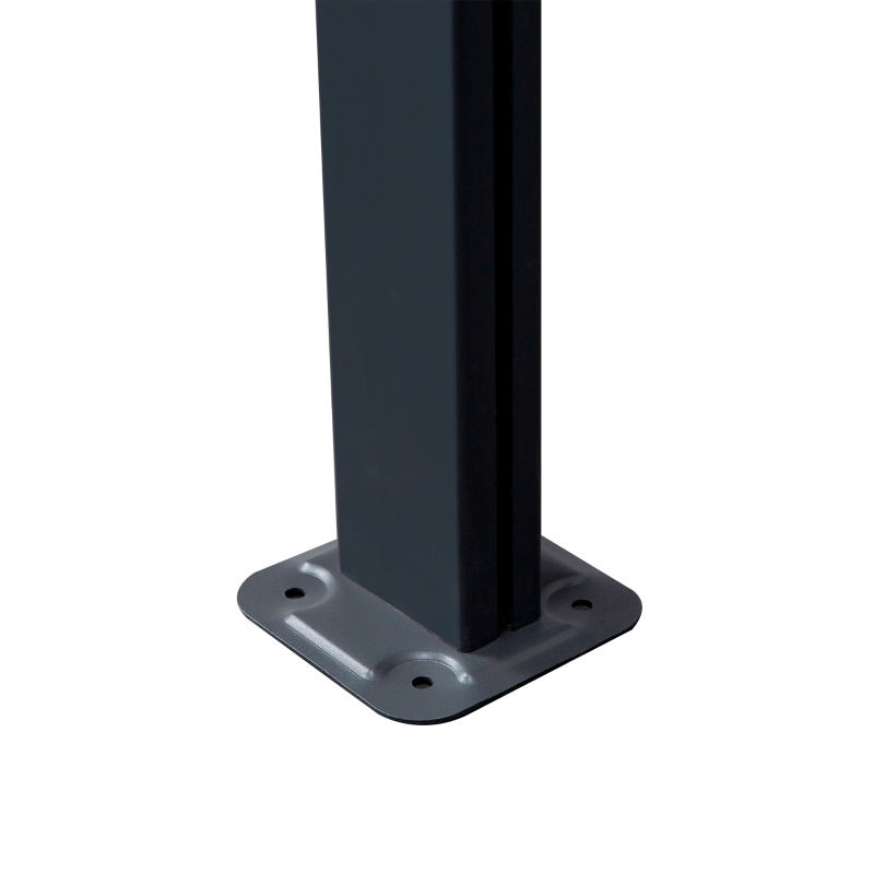 Outsunny 12'x10' Outdoor Gazebo/Pergola with Adjustable Posts & Height, Versatile Design, Perfect for Garden, Patio & Backyard