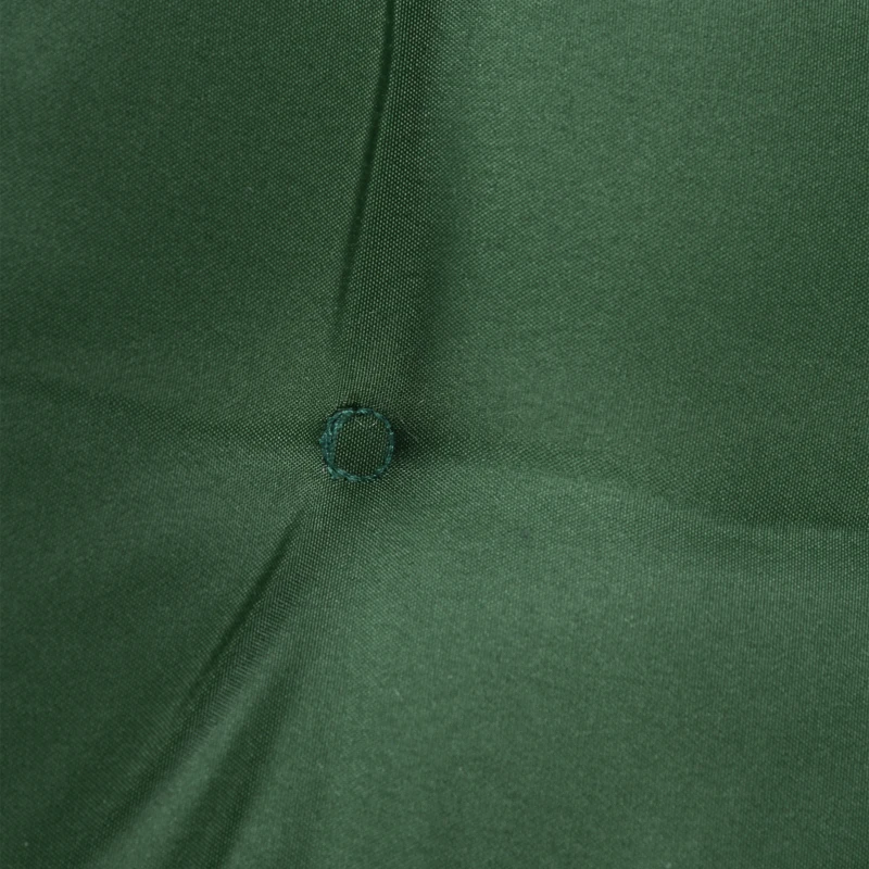 Outsunny 6-Piece Seat Cushion Replacement, Outdoor Patio Chair Cushions Set with Ties, Button Tufted, Dark Green