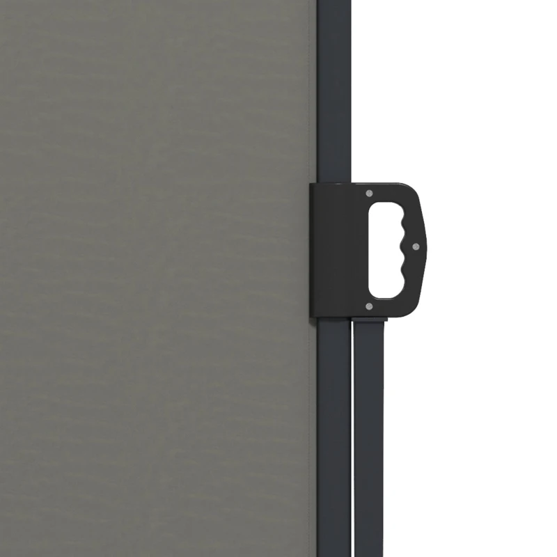 Outsunny 13' x 5' Retractable Side Awning, Outdoor Privacy Screen for Garden, Hot Tub, Balcony, Terrace, Pool, Dark Grey