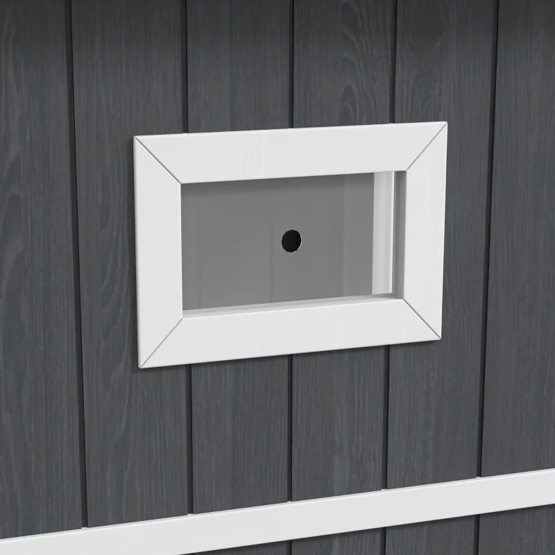 PawHut Outside Cat House Wooden Feral Cat House w/ Weatherproof Roof, Removable Floor, Escape Doors, for 1-2 Cats, Gray