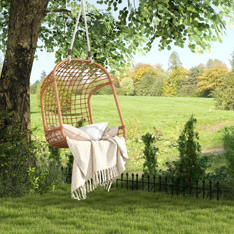 Outsunny Metal Decorative Garden Fence, 9.2' x 17.25" 5 Steel Panels, Decorative Border for Landscape, Flower Bed, Animals, Black