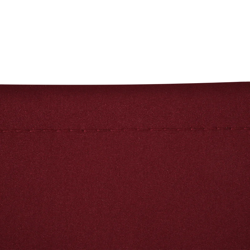 Outsunny 9' x 8' Outdoor Sunshade Canopy Awning Cover, Retractable Awning Fabric Replacement, UV Protection, Wine Red