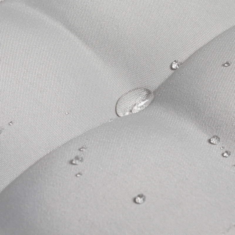 Outsunny 6-Piece Seat Cushion Pillows Replacement, Button Tufted Patio Chair Cushions Set with Ties, Light Grey