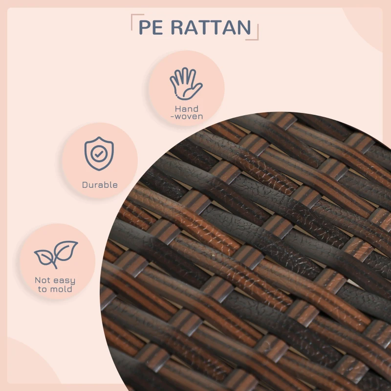 PawHut Luxury Wicker Dog House with Canopy, Outdoor Elevated Dog Bed with Cushion, Durable Pet Shelter, Cream White