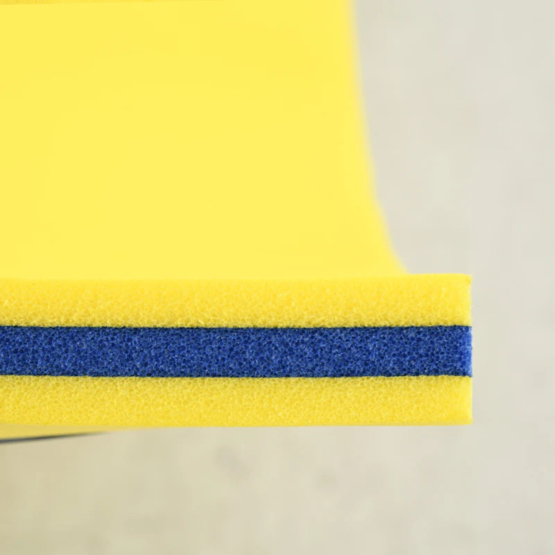 Soozier 6.5' x 2' Roll-Up Pool Float Pad Water Floating Mat for Lake, Ocean, Pool Playing, Relaxing & Recreation, Yellow