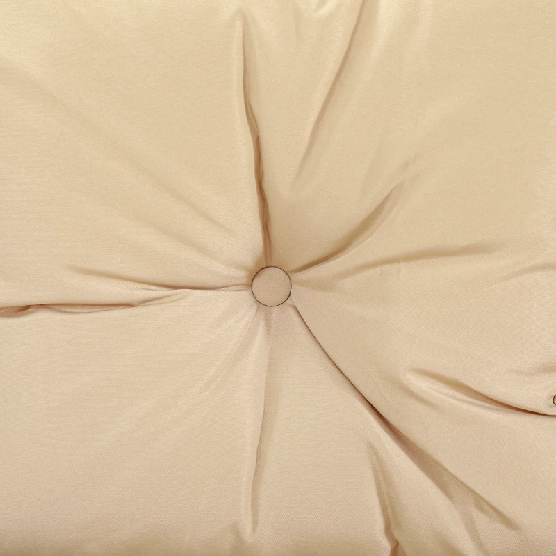 Outsunny 3-Seater Outdoor Sofa w/ 4" Thick Cushions, Outdoor Couch, Beige