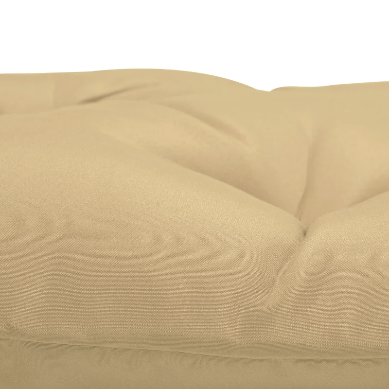 Outsunny Set of 2 Garden Chair Cushions Seat Pad with Backrest for Sunbeds, Rocking Chairs, Loungers, Outdoor & Indoor Use