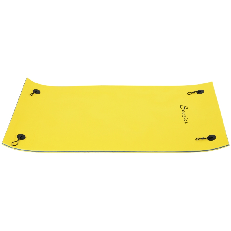 Soozier 7.5x4ft Floating Mat Floating Lily Pad Water Carpet Float Aqua Mat Water Recreation and Relaxing in Pool Beach Lake