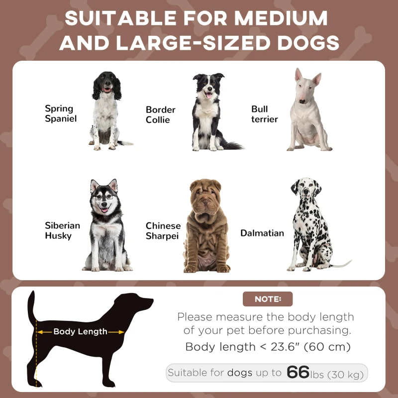 PawHut Raised Dog Bed Cooling Dog Cot w/ Canopy Washable Breathable Mesh, for Medium and Large Dogs, Coffee