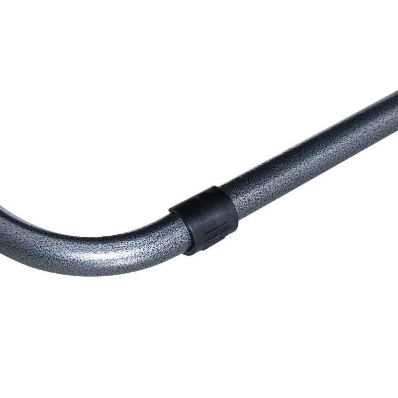 Outsunny Folding Chaise Lounge Chair, Outdoor Portable 2-Level Adjustable Recliner Zero Gravity Chair with Headrest Pillow, Armrests with Storage Mesh Pocket, Black