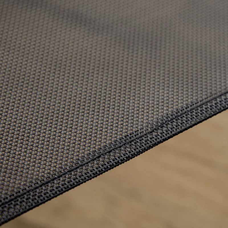 PawHut 47.5" Elevated Foldable Cool Dog Bed for Medium Dog, Indoor Outdoor Raised Pet Cot with Breathable Mesh, Black