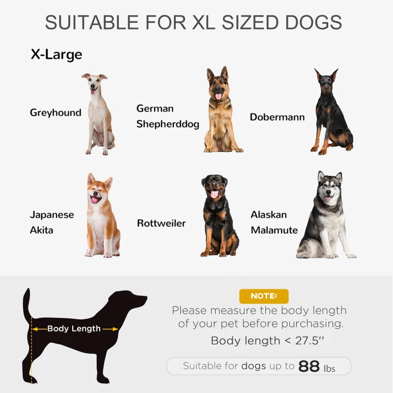 PawHut Elevated Pet Cot with Removable Canopy Shade UV Protection Portable Foldable Raised Bed Cot Carry Bag for Large and Medium-sized Dogs Indoor Outdoor Black