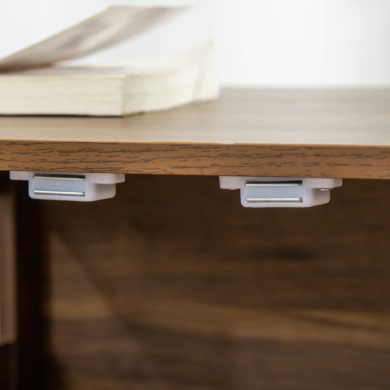 PawHut 29.5" Wooden Dog Cage with Windows, End Table Furniture Style, Modern Pet Kennel with Lockable Doors Elevated Base for Small and Medium-sized Dogs, Brown