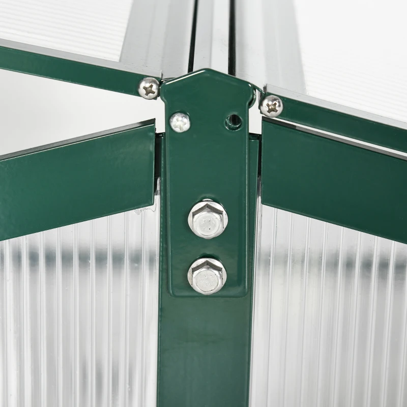 Outsunny 52" Aluminum Framed Polycarbonate Cold Frame Greenhouse / Raised Bed Cover