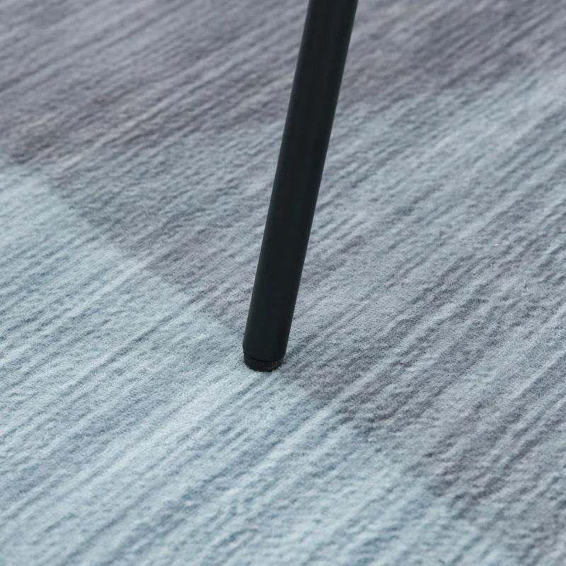 HOMCOM 29.5" Bar Stools Set of 2, Upholstered Extra Tall Barstools, Armless Bar Chairs with Back, Steel Legs, Cream White