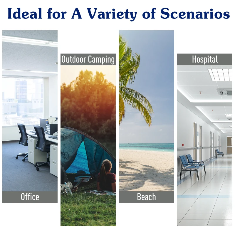 Outsunny Portable Folding Camping Cot, Single Person Wide Outdoor Bed with Carry Bag, Ideal for Camping & Outdoors