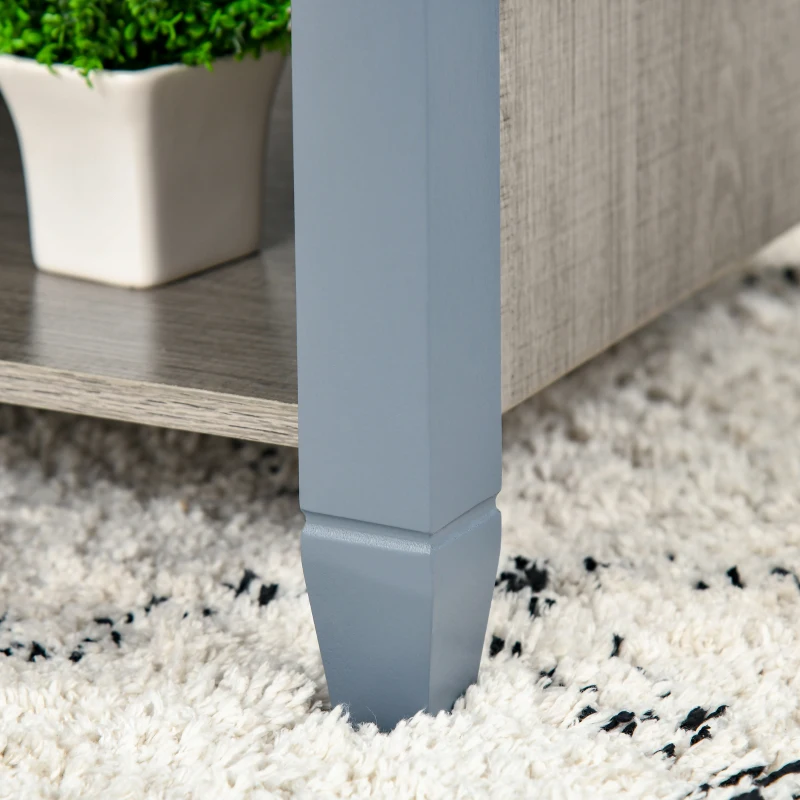 HOMCOM Lift Top Coffee Table, Modern Center Table with Storage Shelves and Hidden Compartment for Living Room, 41" L, Grey