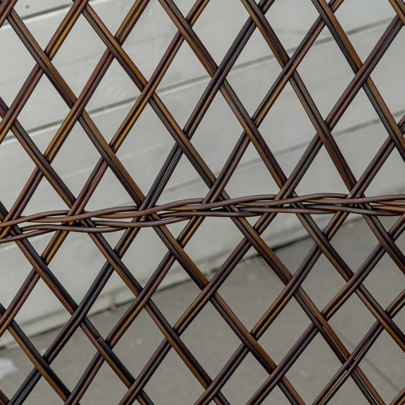 Outsunny Outdoor PE Rattan Wicker Recliner Rocker Chair w/ Soft Cushion for Garden