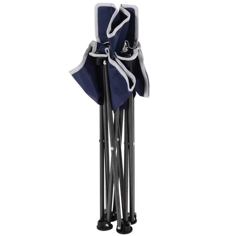 Outsunny Portable Picnic Table with 4 Stools and Carry Bag, Folding Camping Table and Chairs Set w/ Aluminum Roll-up Tabletop for Indoor Outdoor Travel Party BBQ