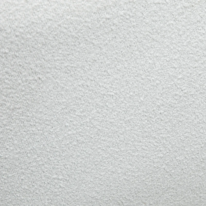 HOMCOM Accent Chair Modern Barrel Armchair with Metal Legs, Cream