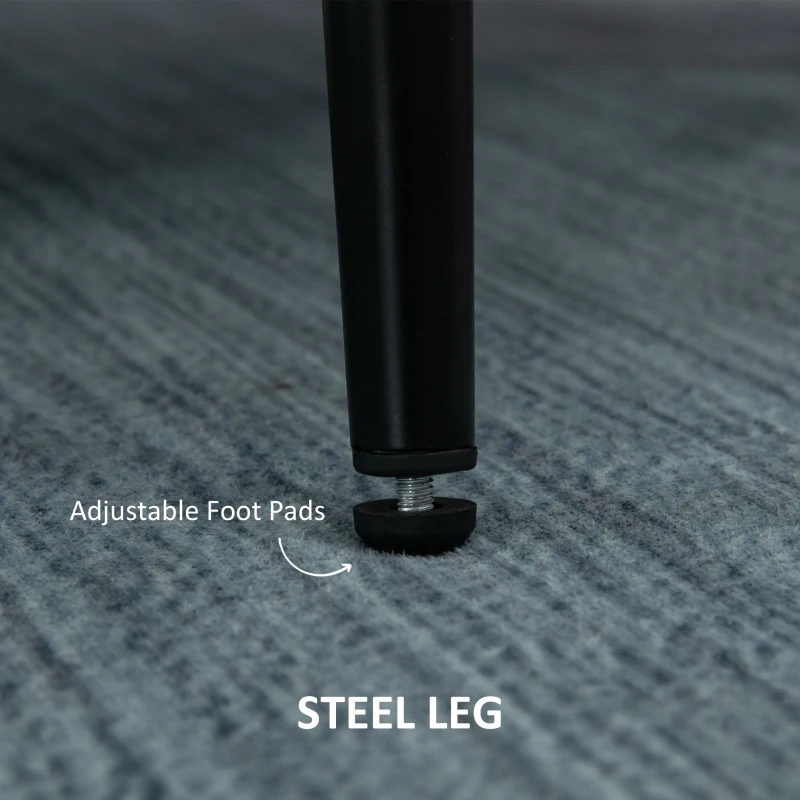 HOMCOM Accent Chair Modern Barrel Armchair with Metal Legs, Cream