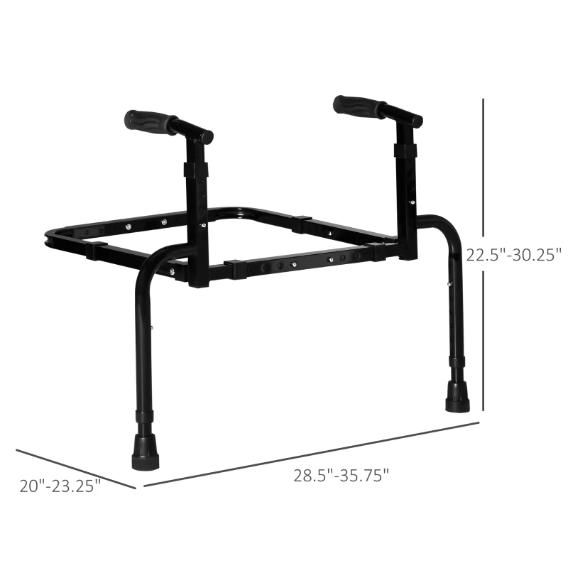 HOMCOM Stand Assist, Chair Lift Assist Devices for Seniors, Injured and Disabled, Adjustable Grab Bar for Sofa and Recliner, Standing Rail
