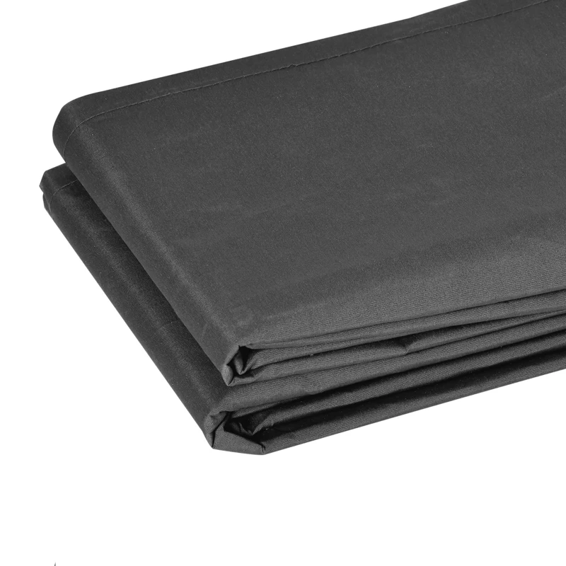 Outsunny 10' x 8' Retractable Awning Fabric Replacement Outdoor Sunshade Canopy Awning Cover, UV Protection, Grey