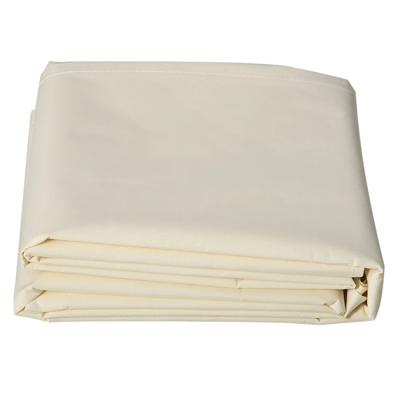 Outsunny 11' x 10' Retractable Awning Fabric Replacement Outdoor Sunshade Canopy Awning Cover, UV Protection, Cream White