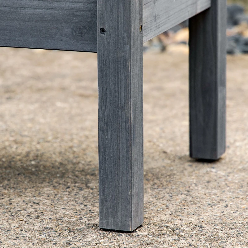 Outsunny 3 Tier Raised Garden Bed Freestanding Planter Box for Vegetables, Herb, Flowers