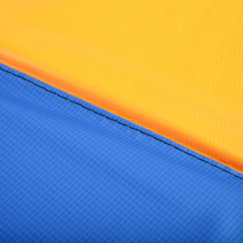 HOMCOM 12ft Trampoline Spring Cover, Plastic Trampoline Replacement Pad Gym Bounce Jump Cover EPE Foam Safety Guard Padding Outdoor, Colorful