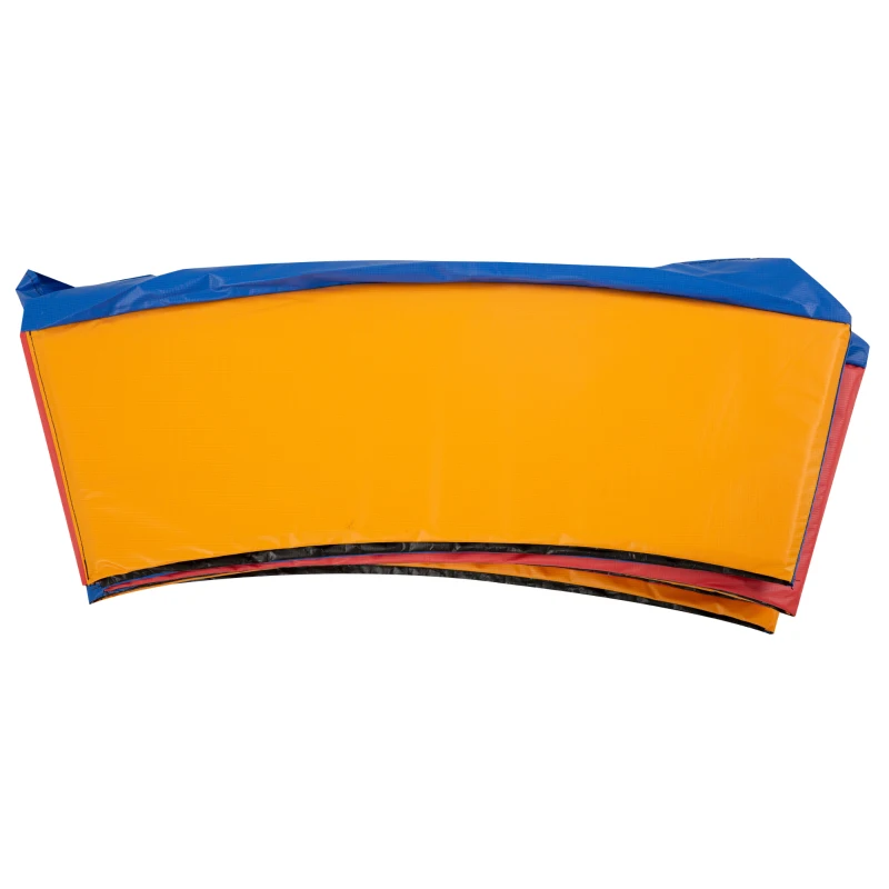 HOMCOM 12ft Trampoline Spring Cover, Plastic Trampoline Replacement Pad Gym Bounce Jump Cover EPE Foam Safety Guard Padding Outdoor, Colorful