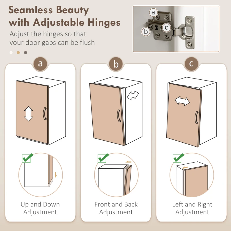 HOMCOM 71" 5-Door Kitchen Pantry Cabinet, Freestanding Storage Cabinet Cupboard with Adjustable Shelves, White