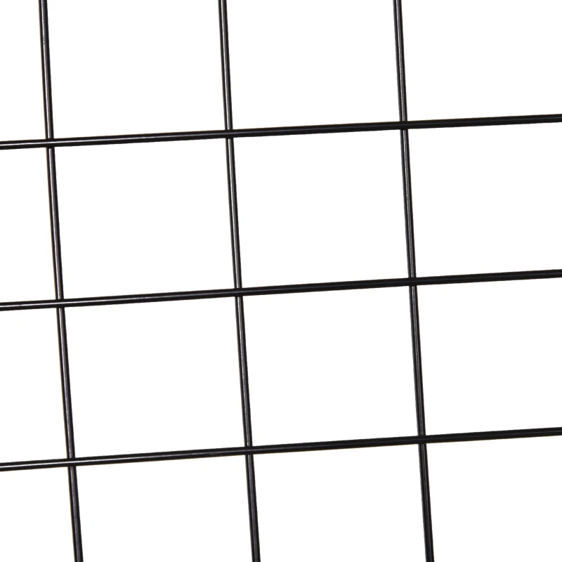 Outsunny 8FT Metal Garden Arch, Decorative Arbor Trellis for Climbing Plants, Wedding, Party, Event, Holiday, Black