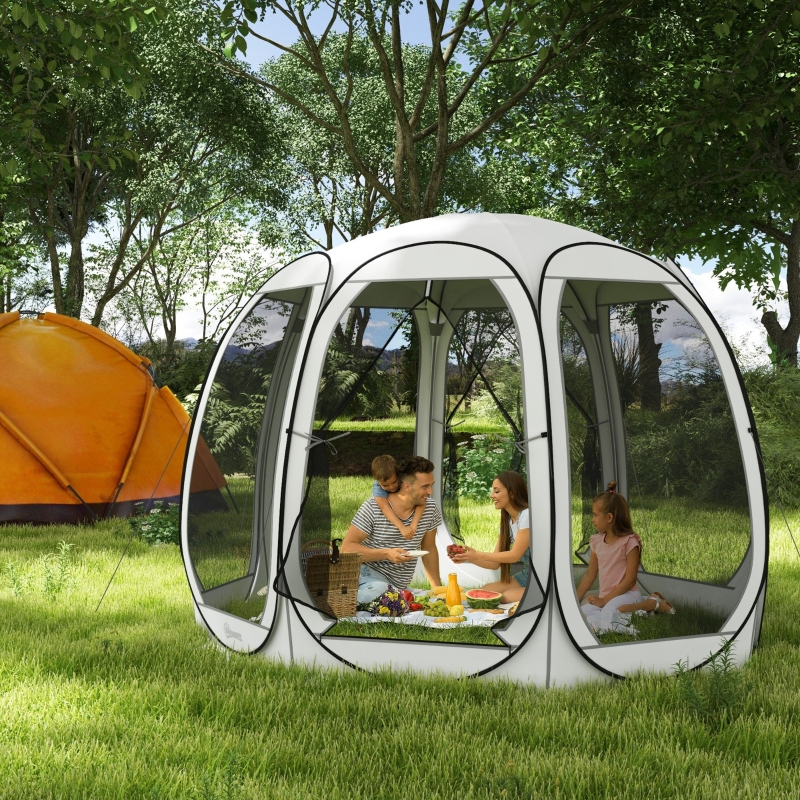 【WANB】2021 TENT C-2 WE ARE NOT BRAND Outsunny 10' x 10' Pop Up Canopy Tent Gazebo with Removable
