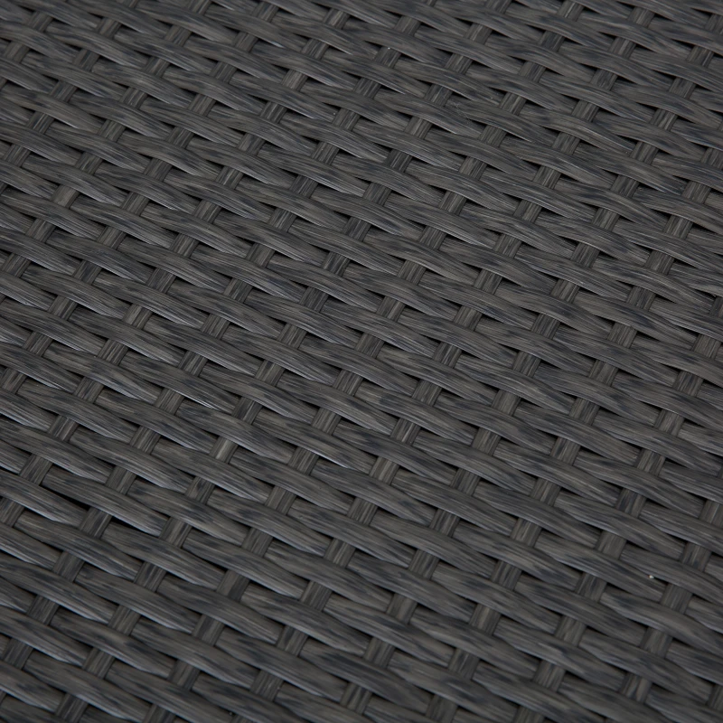 Outsunny Outdoor Storage Box with 118 Gallon Storage, Plastic Top Lid, Handles for Cushions, Pool Essentials, Garden Tools, Grey