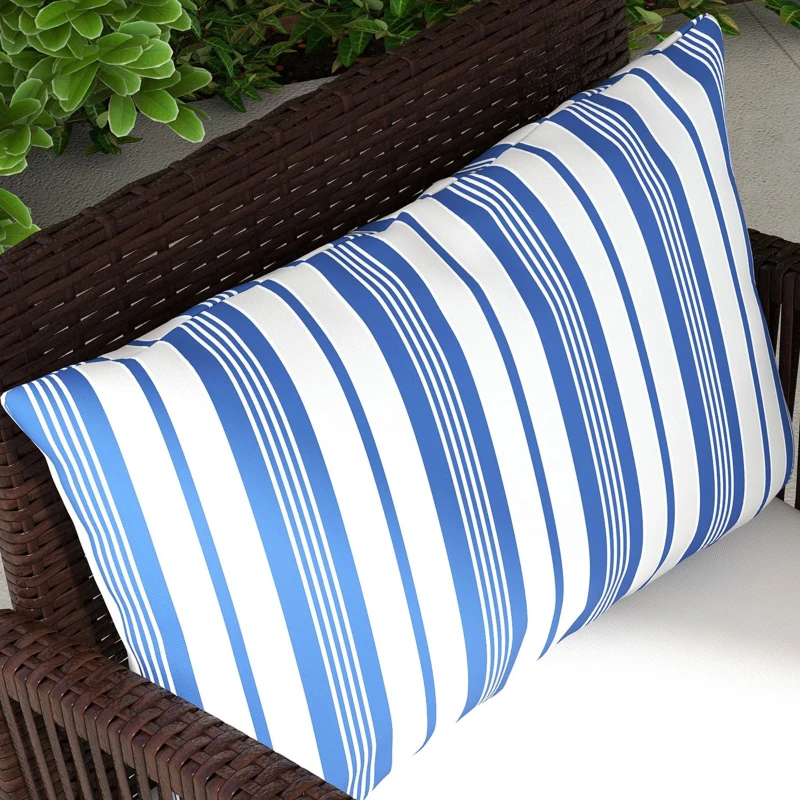 Outsunny 3-Piece Wicker Bar Set, Patio Bar Table Chair with Cushions, for Poolside, 25.2" x 19.3" x 37", White